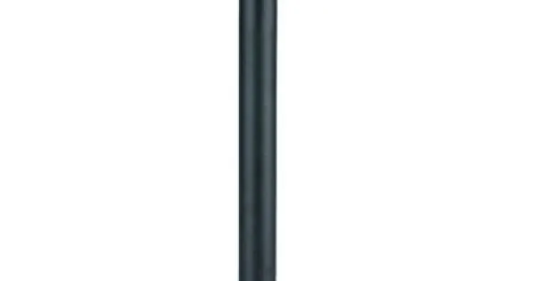Tija sa aluminiu 28,6 x 400mm Negru Reducere de preț